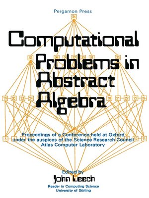 cover image of Computational Problems in Abstract Algebra